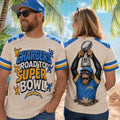 Los Angeles Chargers Road To Super Bowl Football Monkey Shirt LA Chargers Merch Fan Gifts - Merchluma
