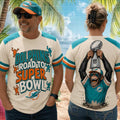 Miami Dolphins Mascot Road To Super Bowl Shirt Miami Dolphins Merch Football Fan Apparel - Merchluma