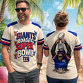 New York Giants Mascot Road To Super Bowl T-Shirt Football Fan Shirt NY Giants Merch - Merchluma
