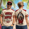 San Francisco 49ers Monkey Trophy Road To Super Bowl T-Shirt SF 49ers Merch Football Fan Gifts - Merchluma