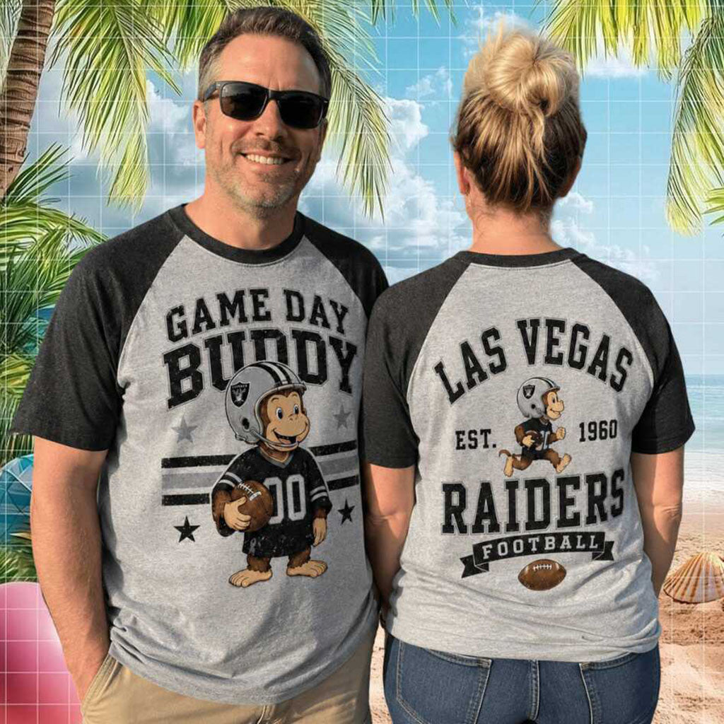 Las Vegas Football Monkey Mascot Game Day T-Shirt LV Raiders Merch Present For Football Fans - Merchluma