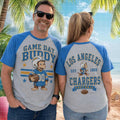 Los Angeles Chargers Monkey Mascot Game Day Buddy T-Shirt LA Chargers Merch Fan Gifts - Merchluma