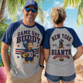 New York Football Monkey Mascot Game Day Buddy Shirt NY Giants Merch Gift For Him Her - Merchluma