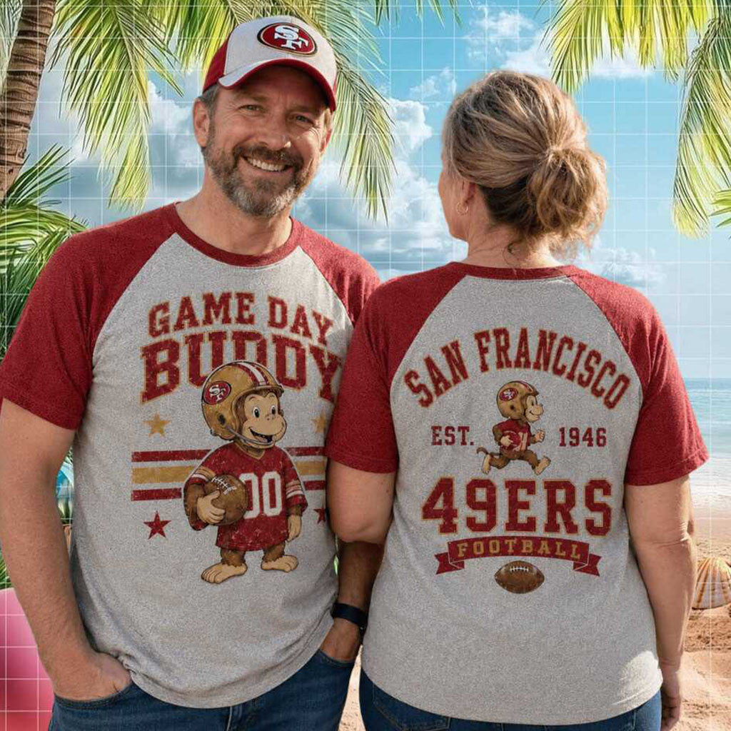 San Francisco Football Monkey Mascot Game Day Shirt SF 49ers Merch Gift For Football Lovers - Merchluma