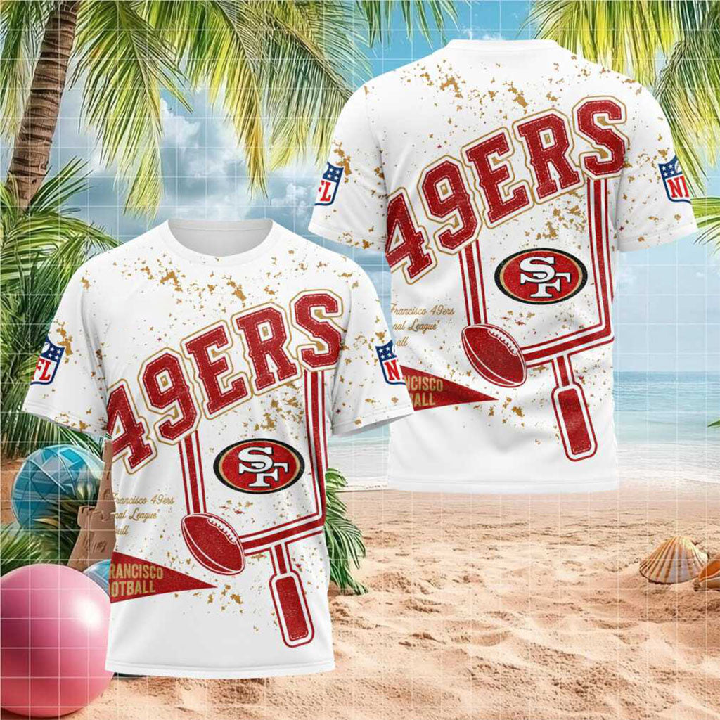 San Francisco 49ers Football Field Goal T-Shirt San Francisco 49ers Tee Football Lovers Gifts - Merchluma