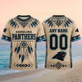 Custom Carolina Panthers Dreamcatcher T-Shirt Game Day Shirt Carolina Panthers Fans Gifts - Merchluma