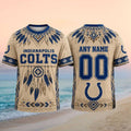 Custom Indianapolis Colts Native Dreamcatcher T-Shirt Indianapolis Colts Merch Football Gifts - Merchluma