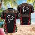 Custom Atlanta Falcons Camo T-Shirt Atlanta Falcons Football Shirt Gifts For Football Fans - Merchluma