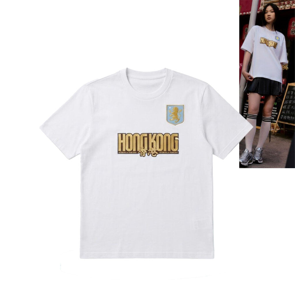 Aston Villa Hong Kong Tour T-Shirt Aston Villa FC Merch Gift Ideas For Besties - Merchluma
