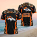 Custom Denver Broncos Horse Camouflage T-Shirt Game Day Shirt Denver Broncos Lovers Gifts - Merchluma