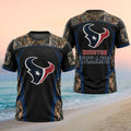 Custom Houston Texans Camouflage T-Shirt Houston Texans Football Shirt Fans Gifts - Merchluma