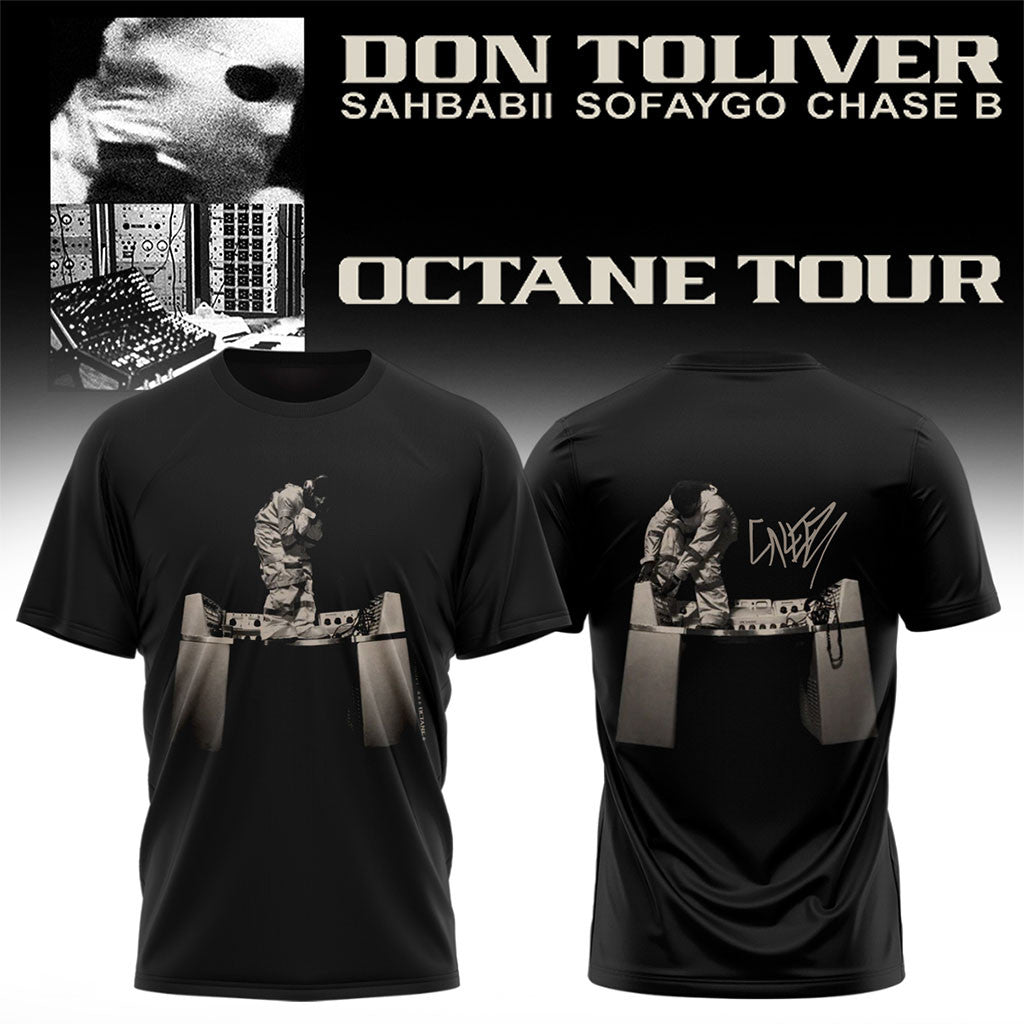 Don Toliver Merch Octane Tour Signed T-Shirt 2026 Don Toliver Concert Merch Hip Hop Fan Gifts - Merchluma