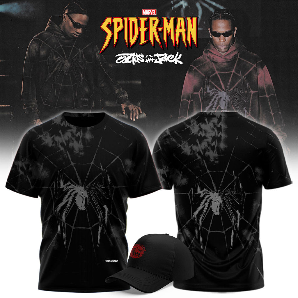 Cactus Jack X Spider-Man Brand New Day T-Shirt 2026 Spider-Man Merch Gift Ideas For Boyfriend - Merchluma