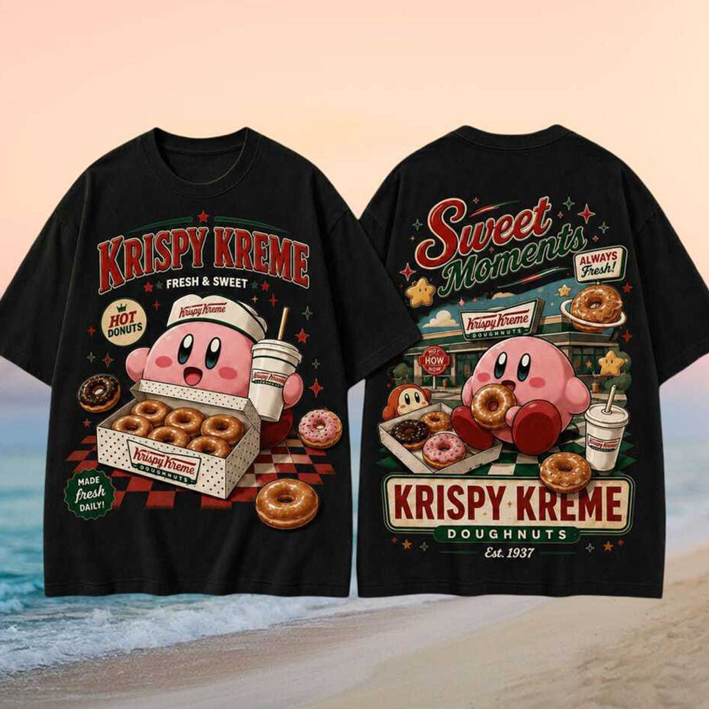 Krispy Kreme Kirby Sweet Moments Doughnut Vintage Shirt Krispy Kreme Merch BFF Gifts - Merchluma
