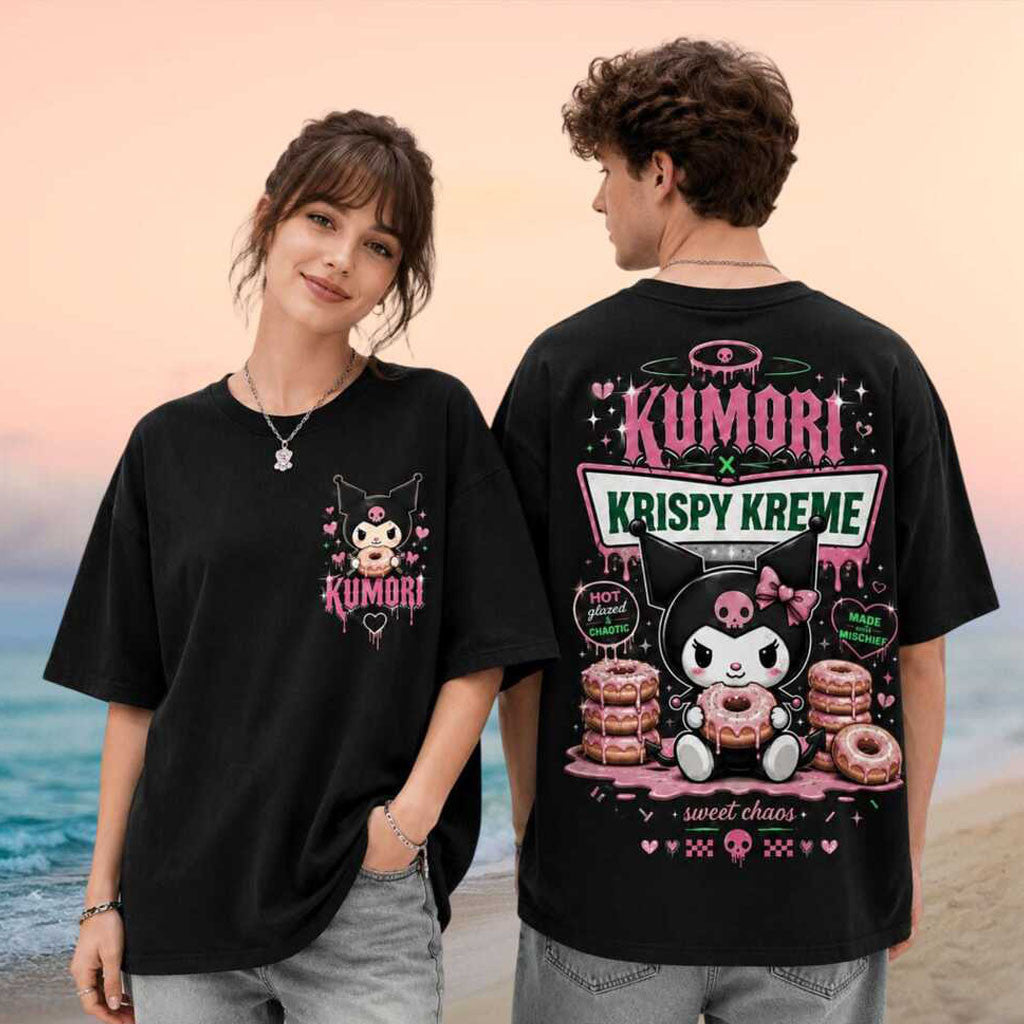Kuromi Krispy Kreme Donuts Sweet Chaos Shirt Kuromi Merch Birthday Gift For Besties - Merchluma