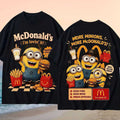 McDonald's Minions Yellow Energy Funny Foodie Shirt Minions Merch Gifts For Besties - Merchluma
