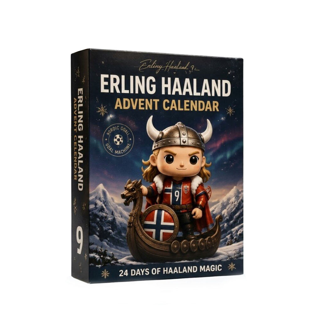 Erling Braut Haaland Legends Advent Calendar 24 Days Viking Norway Countdown Set Haaland Merch - Merchluma