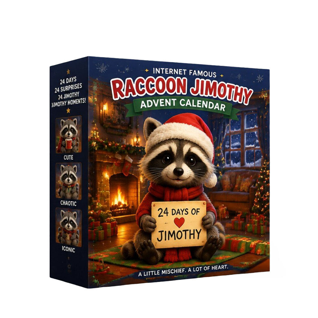 Internet Famous Raccoon Jimothy Advent Calendar 24 Days Cute Countdown Set Christmas Gifts - Merchluma