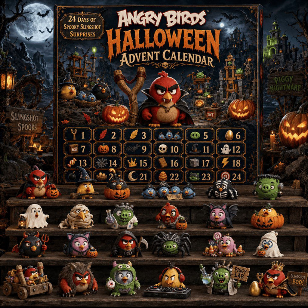 Angry Birds X Halloween 2026 Advent Calendar Spooky Season Merch Halloween Gifts Ideas - Merchluma