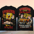 SpongeBob Loves In N Out Burger Bikini Bottom Vibes Shirt SpongeBob SquarePants Merch BFF Gifts - Merchluma