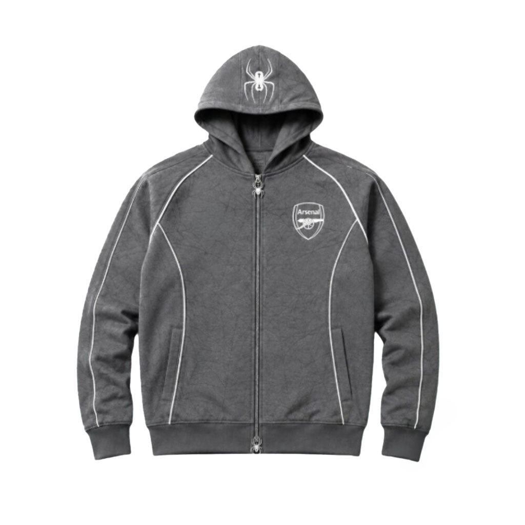 Arsenal X Spider Man Brand New Day Zip Hoodie 2026 Arsenal FC Merch Present For Fans - Merchluma