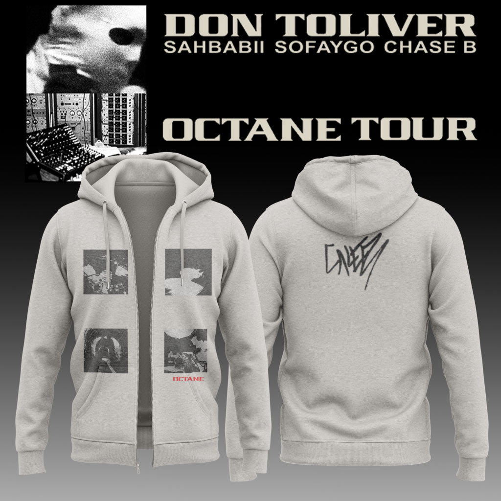 Don Toliver Merch Octane Tour Zip Hoodie Signed Don Toliver Concert Merch 2026 Gift For Fans - Merchluma