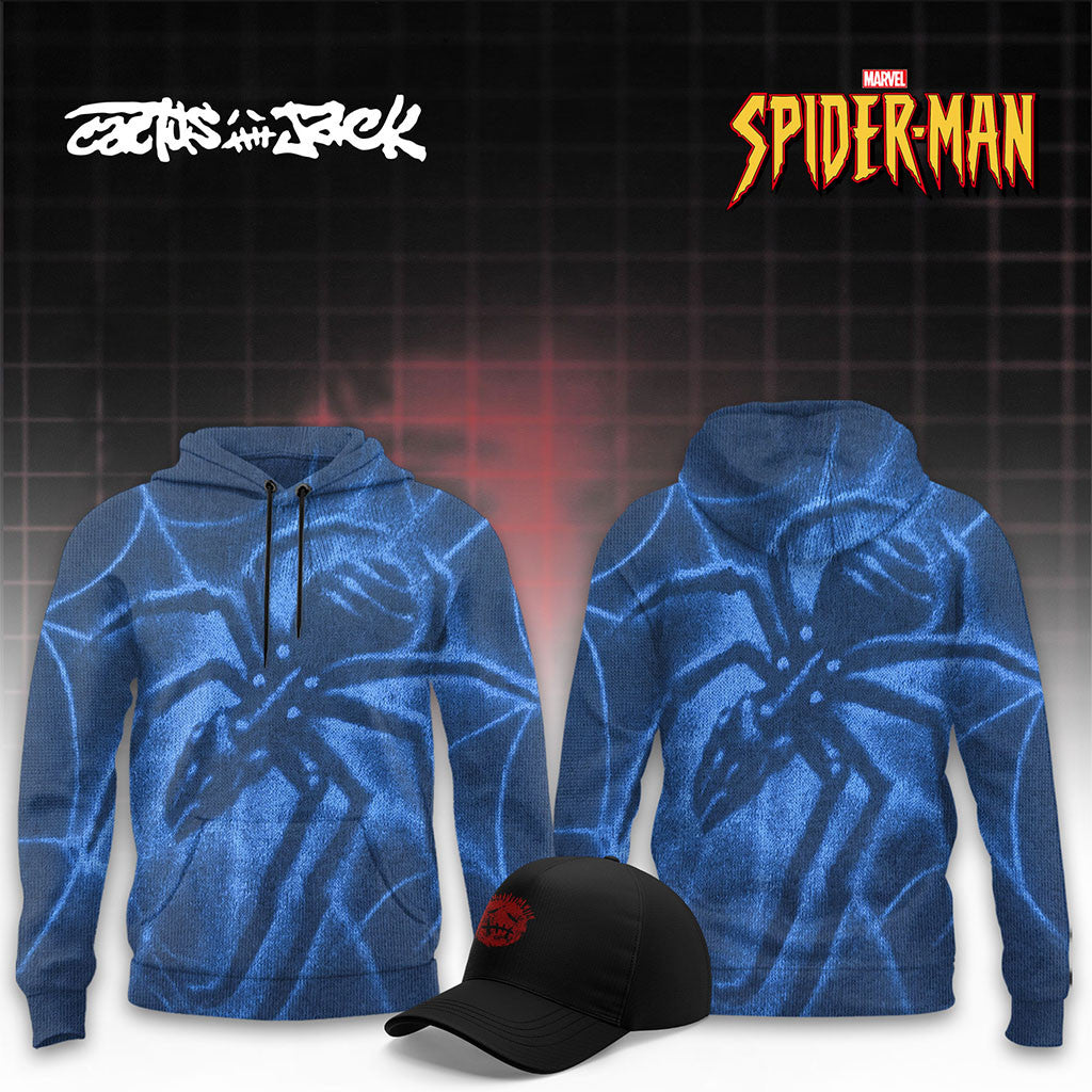 Cactus Jack X Spider-Man Brand New Day Hoodie Spider-Man Merch 2026 Birthday Ideas For Him - Merchluma