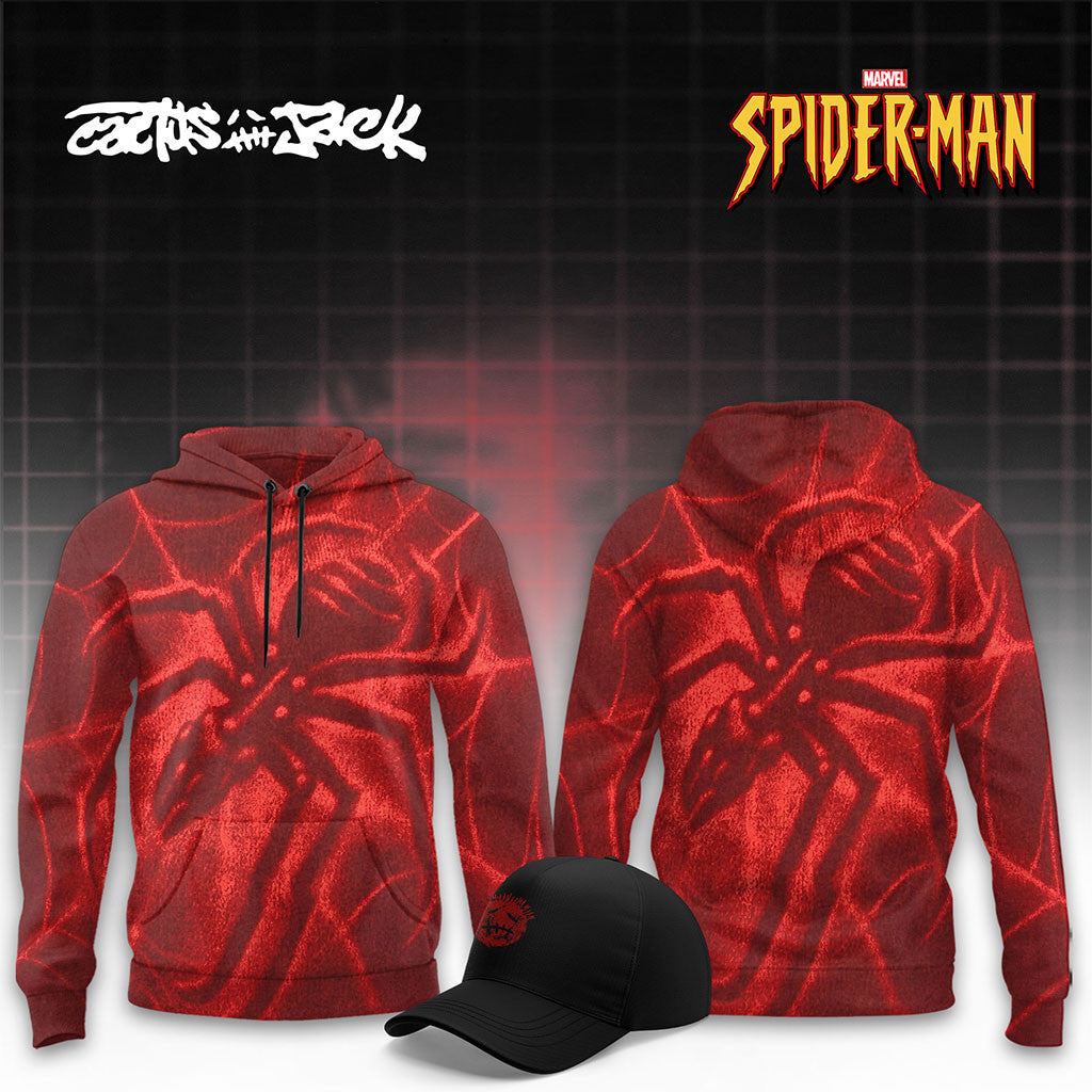 Cactus Jack X Spider-Man Brand New Day Hoodie Spider-Man Merch 2026 Gift For Superhero Fans - Merchluma