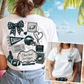 Philadelphia Eagles Football Mom Game Day Bow Shirt Eagles Merch Gift For Football Lovers - Merchluma