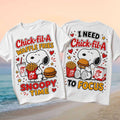 Snoopy Chick Fil A Fast Food Waffle Fries Shirt Funny Snoopy T-Shirt Gifts For Foodies - Merchluma