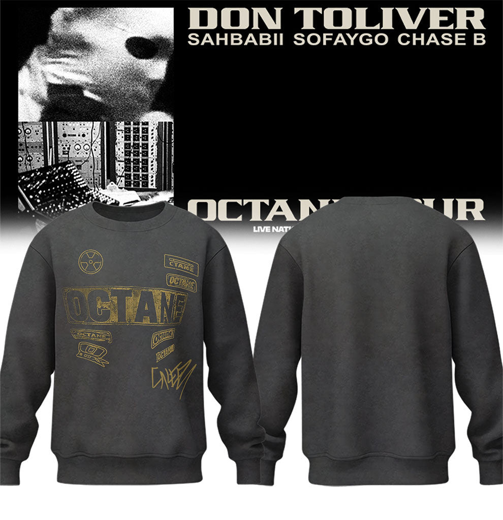 Don Toliver Merch Octane Tour Signed Sweatshirt 2026 Don Toliver Merch Best Gift For Rap Fans - Merchluma