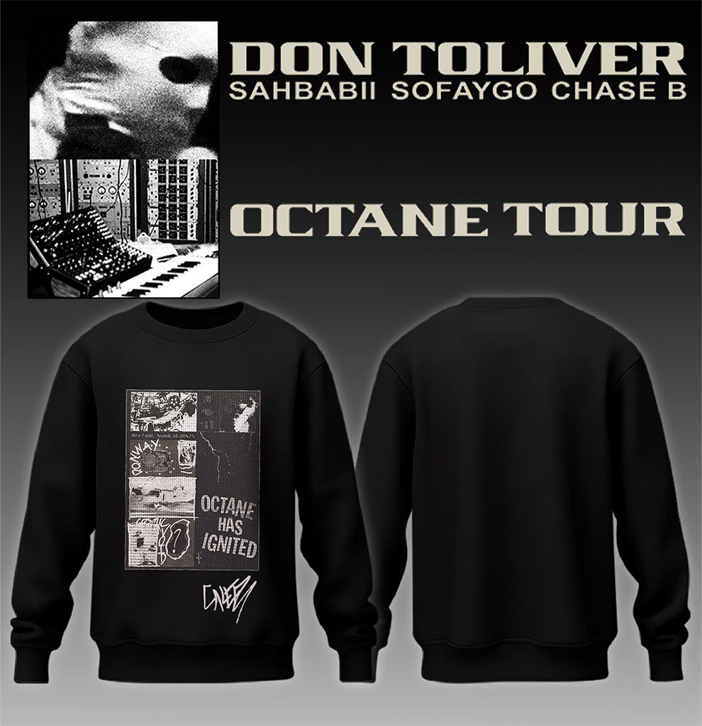 Don Toliver Merch Octane Tour Signed Sweatshirt 2026 Don Toliver Concert Merch Gift For Rap Fan - Merchluma