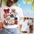 Tampa Bay Buccaneers Football Mom Game Day Coquette Bow Shirt Buccaneers Merch Women's - Merchluma