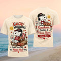 Pizza Hut Snoopy Good Morning Sunshine Pizza Shirt Pizza Hut Merch Gift For Fast Food Lovers - Merchluma