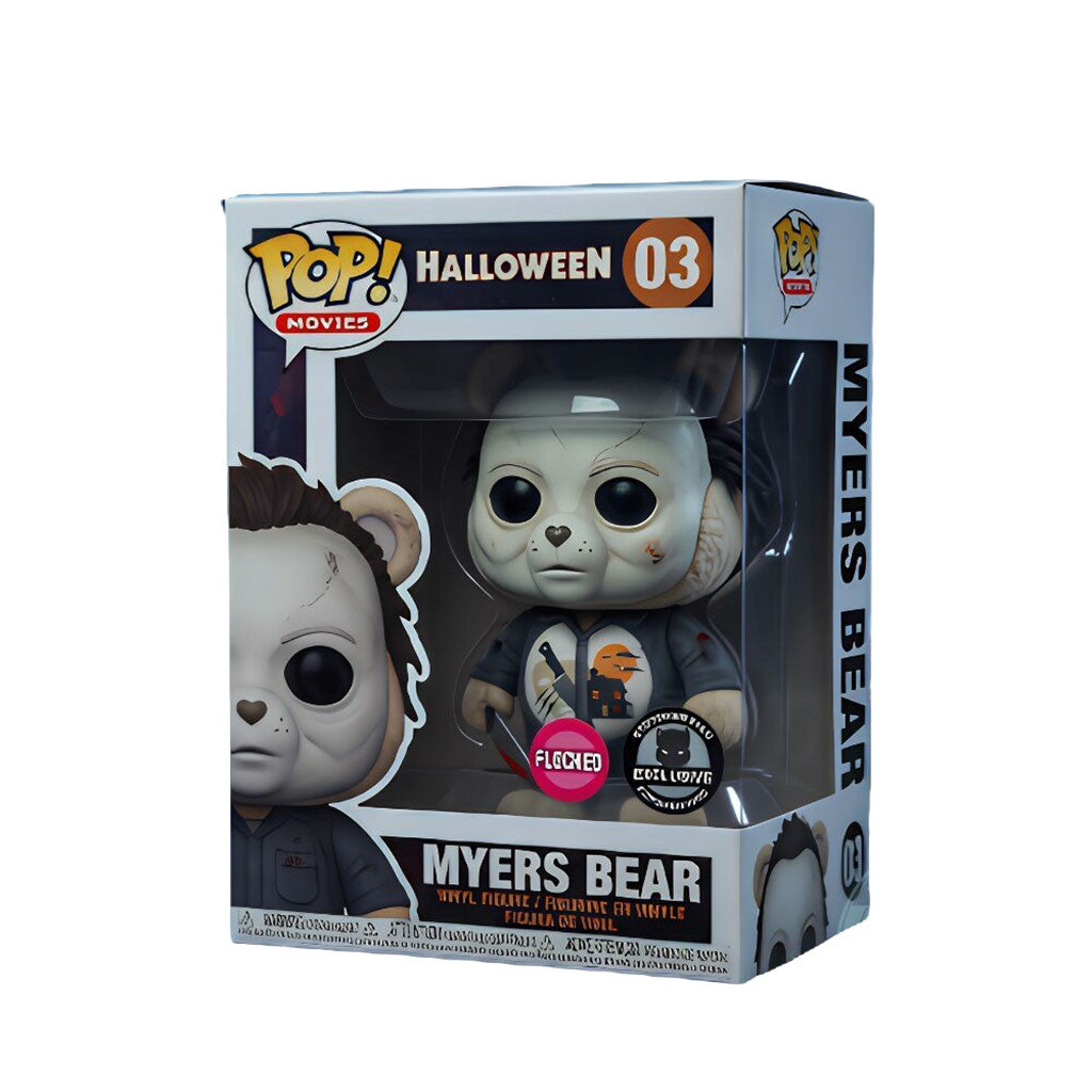 Halloween Myers Bear 03 Funko Pop Halloween Merch Best Gift For Horror Movie Fans - Merchluma