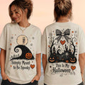 Simply Meant To Be Spooky Nightmare Halloween Holiday Shirt Gifts For Halloween Lovers - Merchluma