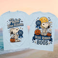 Pabst Blue Ribbon Snoopy Mummy Halloween Blue Ribbon Boos Shirt Pabst Blue Ribbon Merch - Merchluma