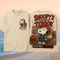 Snoopy Chucky Halloween Playtime Terror Horror Shirt Scary Snoopy T-Shirt Gifts For BFF - Merchluma