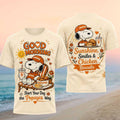 Snoopy Popeyes Chicken Biscuits Fast Food Morning Sunshine Shirt Popeyes Merch Fan Gifts - Merchluma