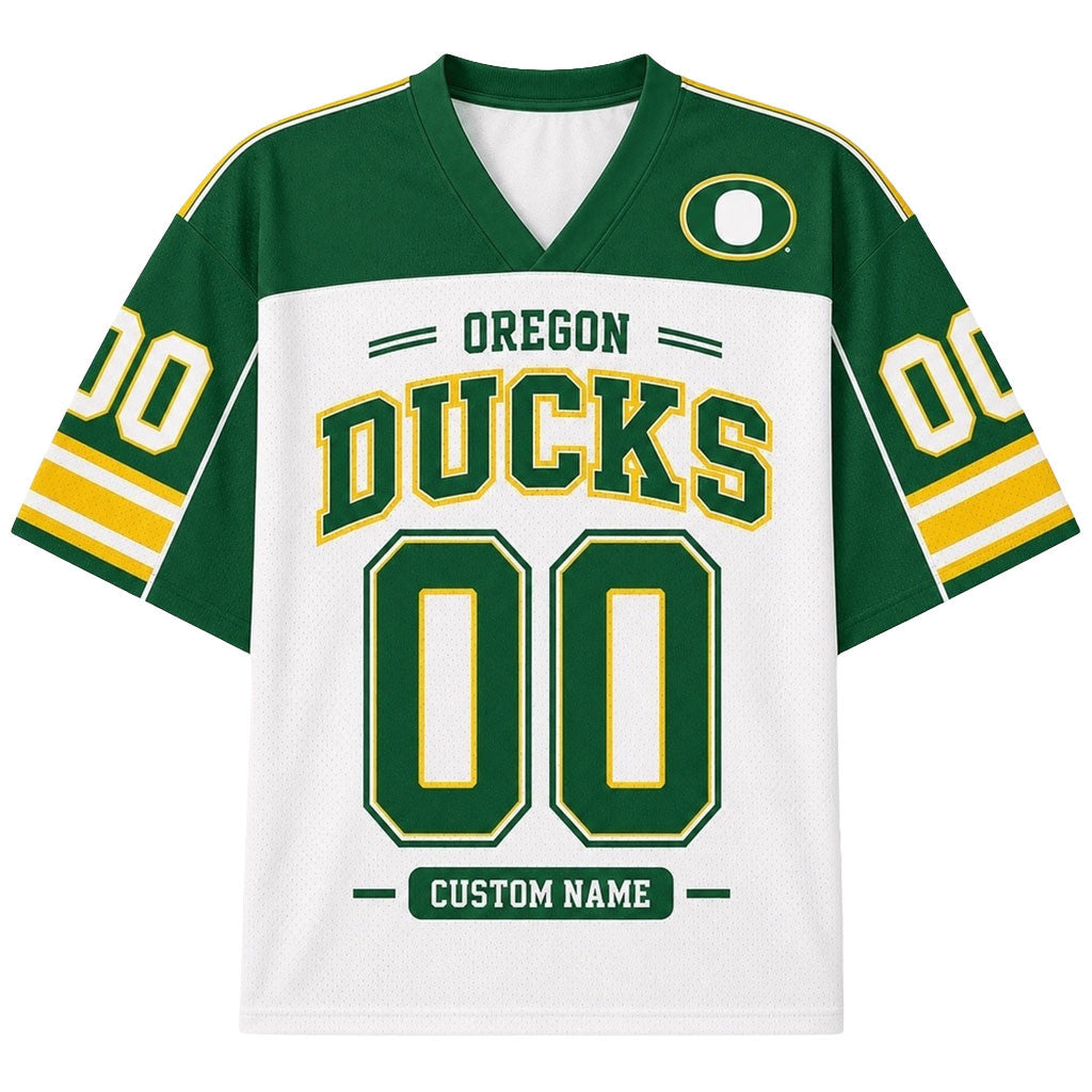 Custom Oregon Ducks Jersey Football Game Day Outfit Oregon Ducks Fans Gifts - Merchluma