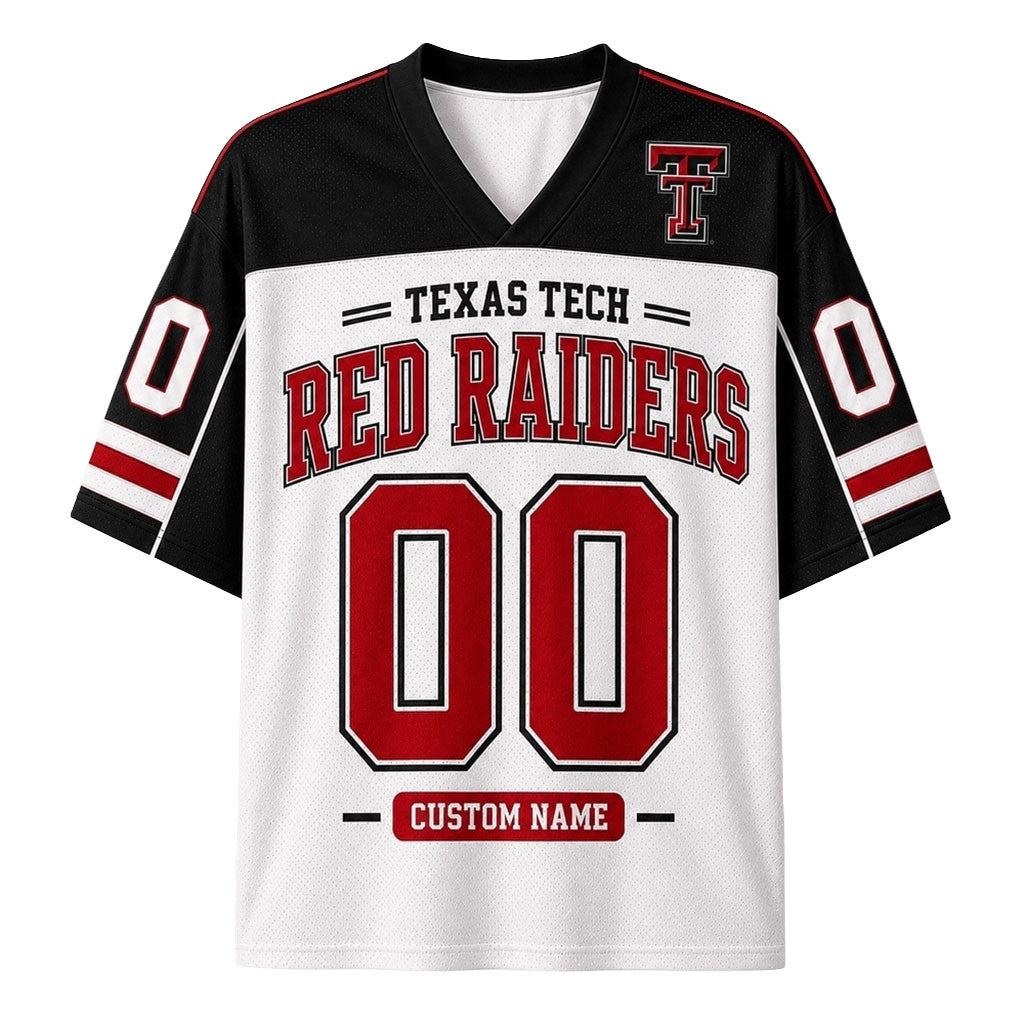 Custom Texas Tech Red Raiders Jersey Game Day Apparel Gifts For Red Raiders Fans - Merchluma