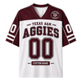 Customized Texas AnM Aggies Jersey Football Game Day Outfit Gifts For Aggies Fans - Merchluma