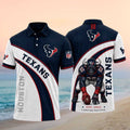 Houston Texans Bull Merch Texans Forever Houston Polo Shirt Gifts For Football Lovers - Merchluma