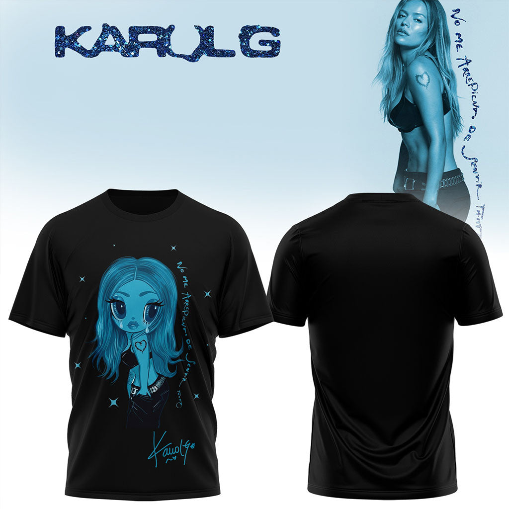 Karol G Album No Me Arrepiento De Sentir Tanto T-Shirt 2026 Karol G Merch Gifts For Music Fans - Merchluma