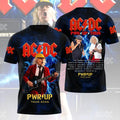 ACDC Merch ACDC PWRD UP Tour 2026 T-Shirt Birthday Gift For Rock Fans - Merchluma