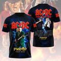 ACDC Merch ACDC PWRD UP Tour 2026 T-Shirt Gift Ideas For Husband - Merchluma