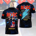 ACDC Pwrd Up World Tour 2026 T-Shirt ACDC Concert Outfit Ideas Gifts For Rock Lovers - Merchluma