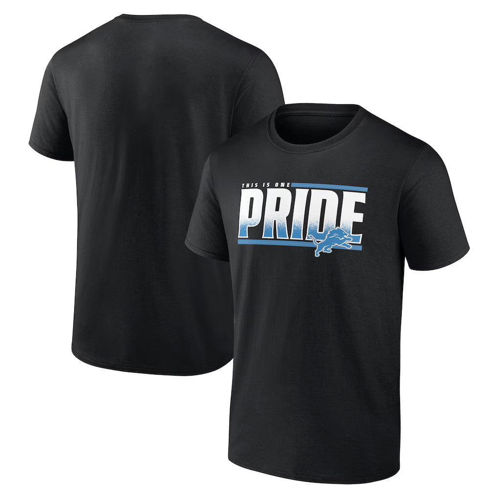Detroit Lions Merch 2026 This Is One Pride T-Shirt Black Best Gifts For Football Fans - Merchluma