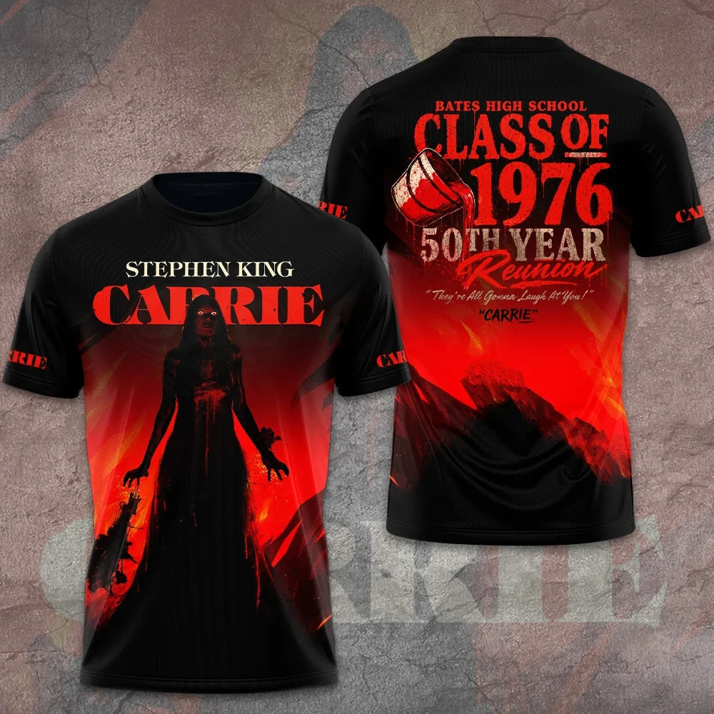 Stephen King Carrie 50th Anniversary T-Shirt Carrie Merch Birthday Gift For Him - Merchluma