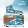Personalized Karol G Merch 2026 No Me Arrepiento De Sentir Tanto Sneakers Present For Music Fan - Merchluma